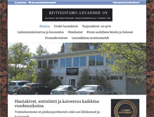 Tablet Screenshot of kivilevander.fi